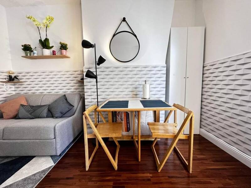 17 sqm apartment for rent in Paris 13.