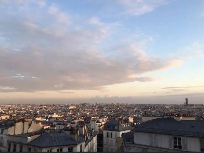Bright 27 sqm Apartment Montmartre Paris 18 for Rent
