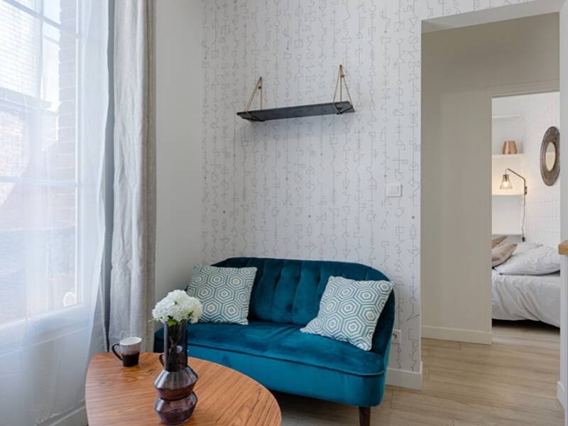 28sqm apartment for rent in Paris 18.