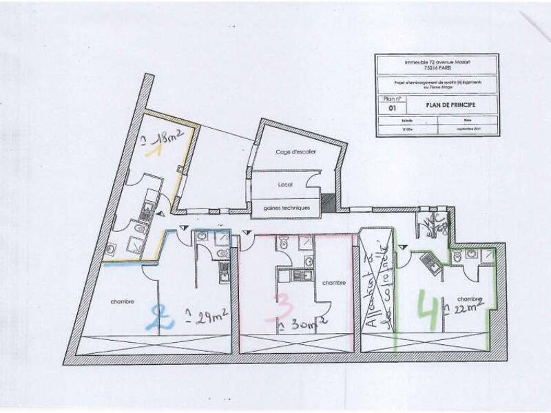 Affitto appartamento di 16 mq a PARIGI 16