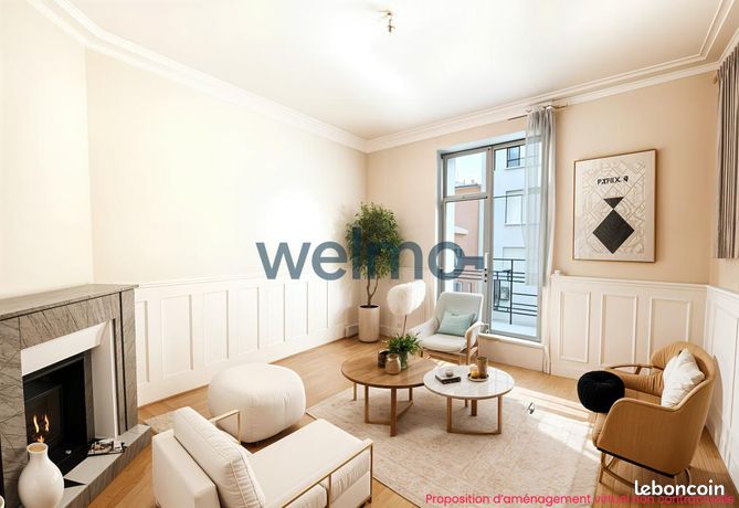 Appartement 3 pièces 57 m² avec ascenseur Boulogne-Billancourt