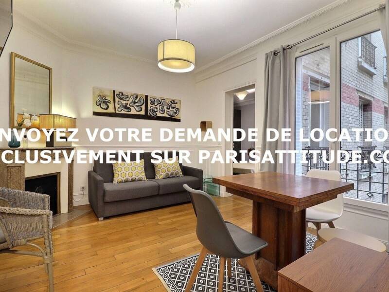 Appartement 46m² meublé 3 pièces Paris 15 proche commerces