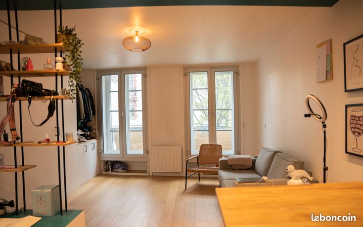 Appartement 28 m² meublé refait à neuf Paris 10 Faubourg Saint-Martin