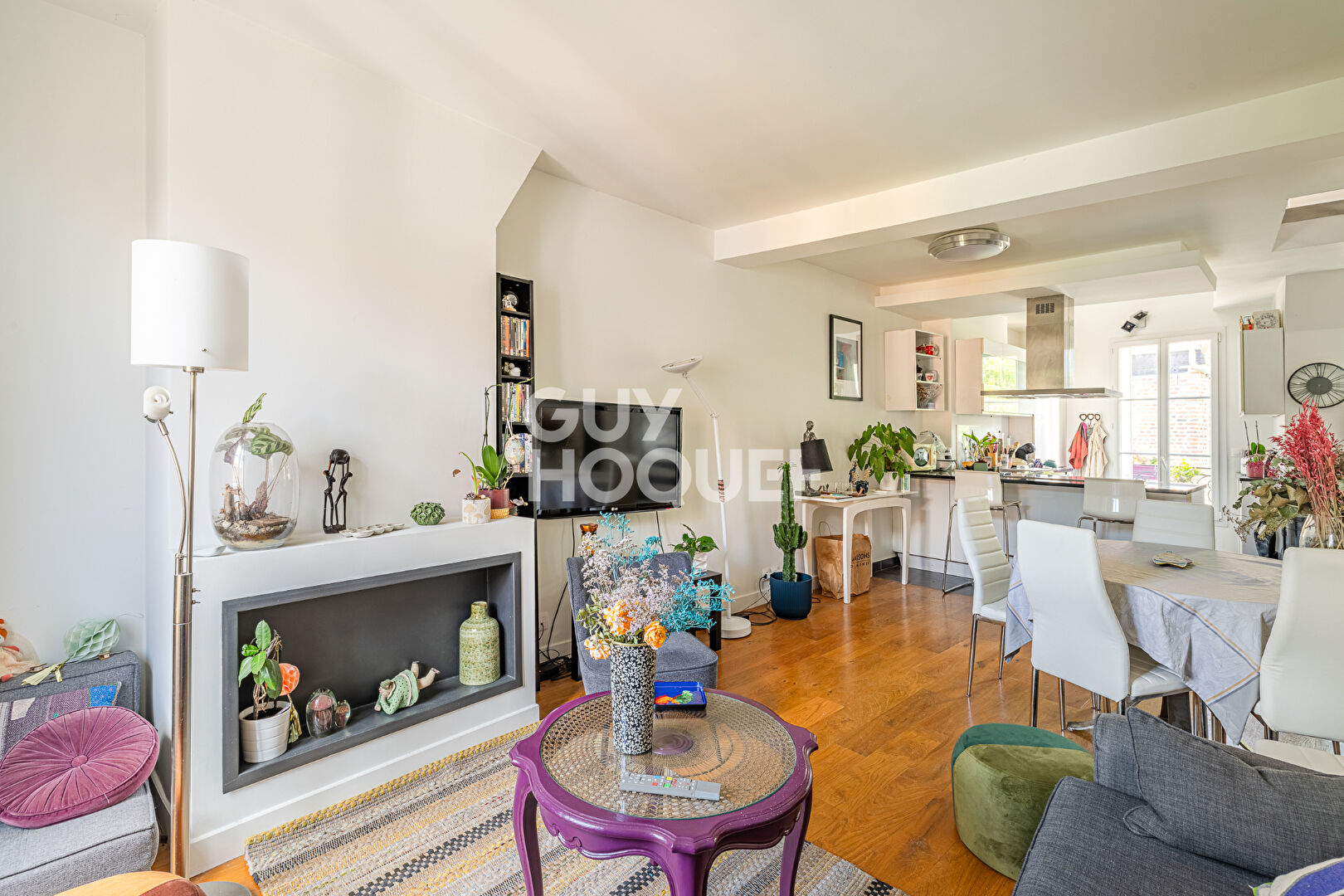 Duplex luminoso 80 mq 3 locali Parigi 15 Convenzione vicino trasporti