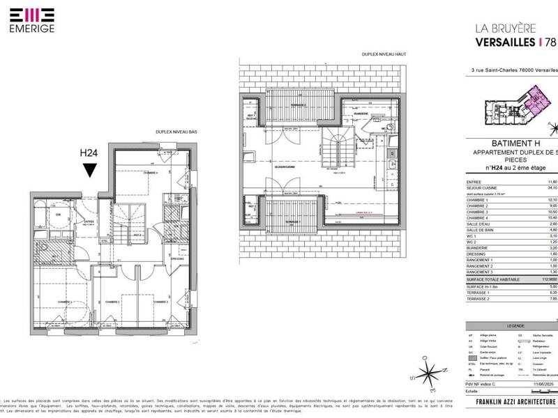 Location appartement de 112m2 à VERSAILLES