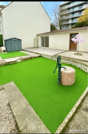 منزل من غرفتين مع حديقة وتراس