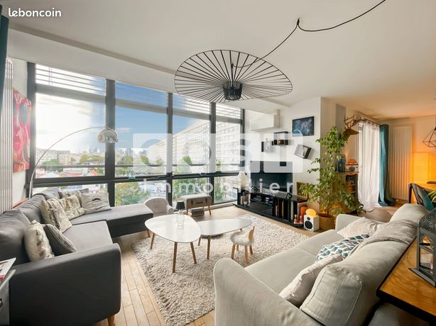 4-Room Duplex 107 sqm Top Floor Terrace Asnières-sur-Seine