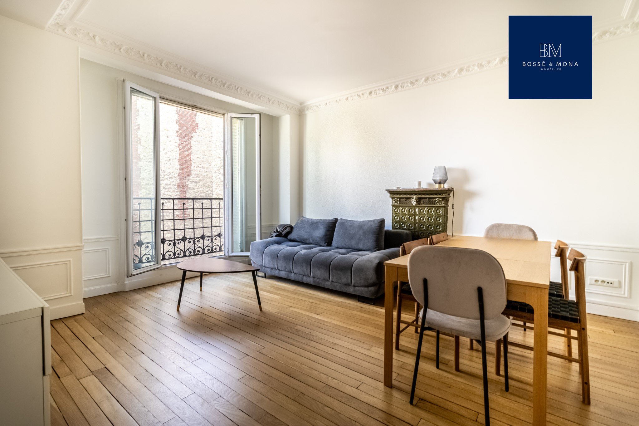 شقة مؤلفة من 3 غرف بمساحة 63م² مشرقة وهادئة تقع على بعد 300م من محطة مترو شاردون.