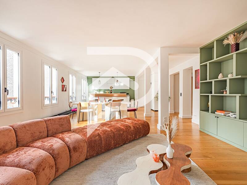 إيجار شقة مساحتها 128م² في باريس 9