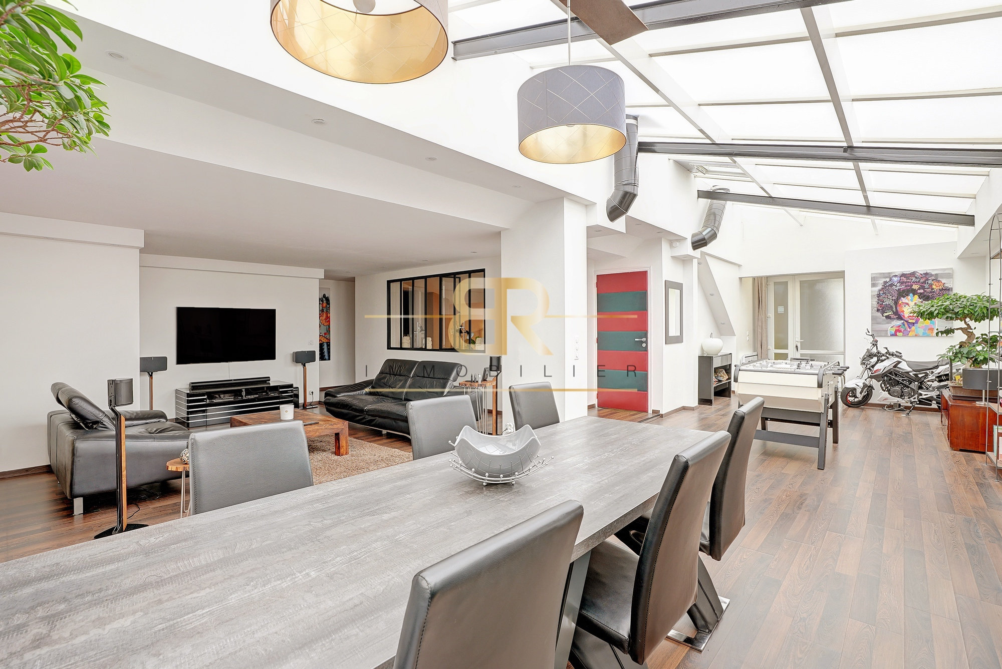 Exceptional loft / Unusual architecture / Marne Riverbanks