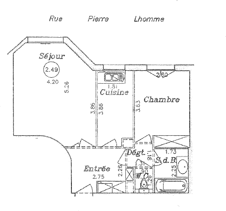 Nice 1-bedroom apartment in Courbevoie Gare - Pierre l'Homme