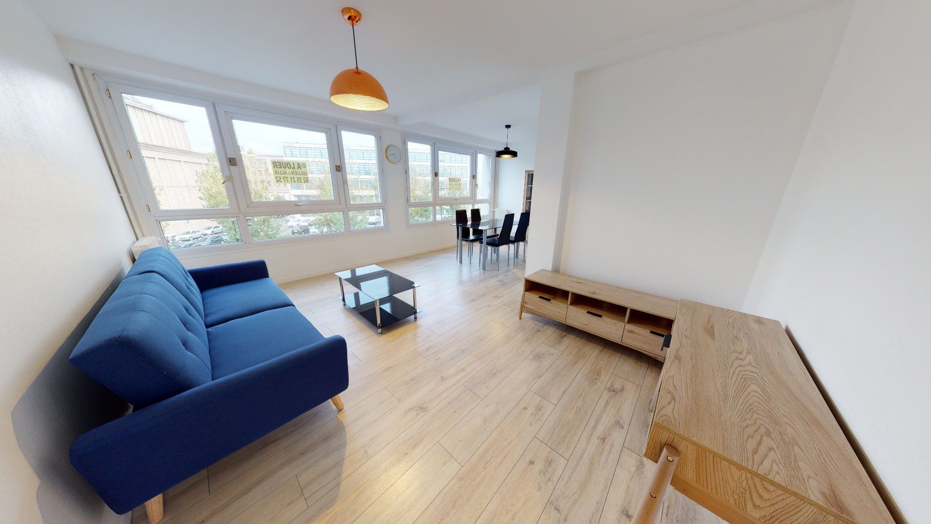 For Rent Furnished F3 Apartment - LE HAVRE - Boulevard Fra