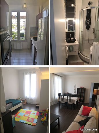 Location Appartement F3 meublé avec double séjour 56m2