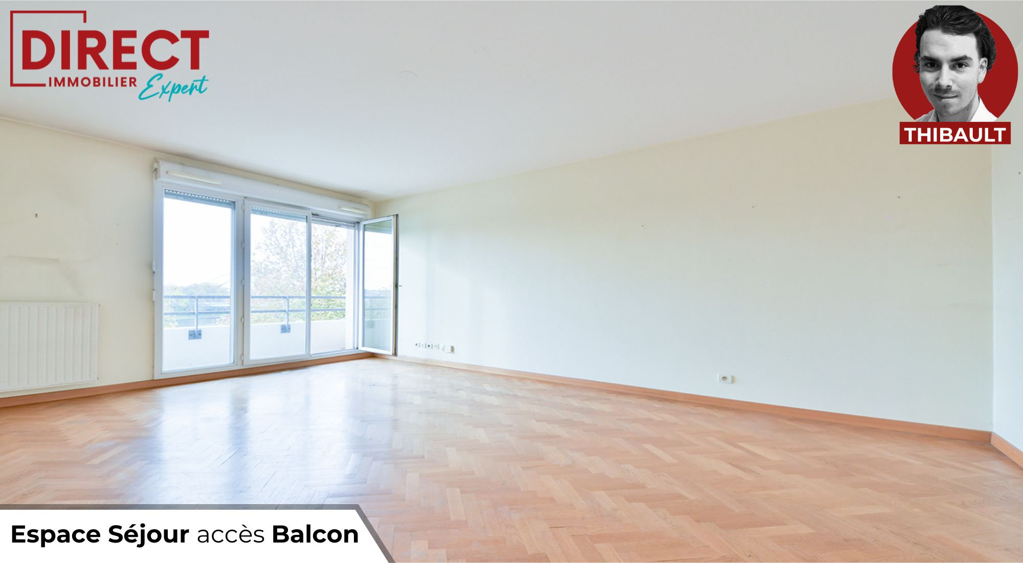 APPARTEMENT 3P + BALCON + PARKING