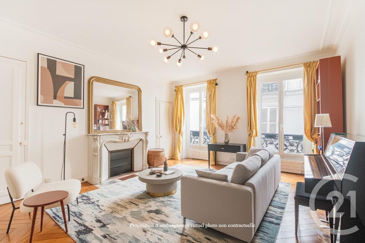 Appartement F4 83m2 calme ancien Paris 10 rue piétonne