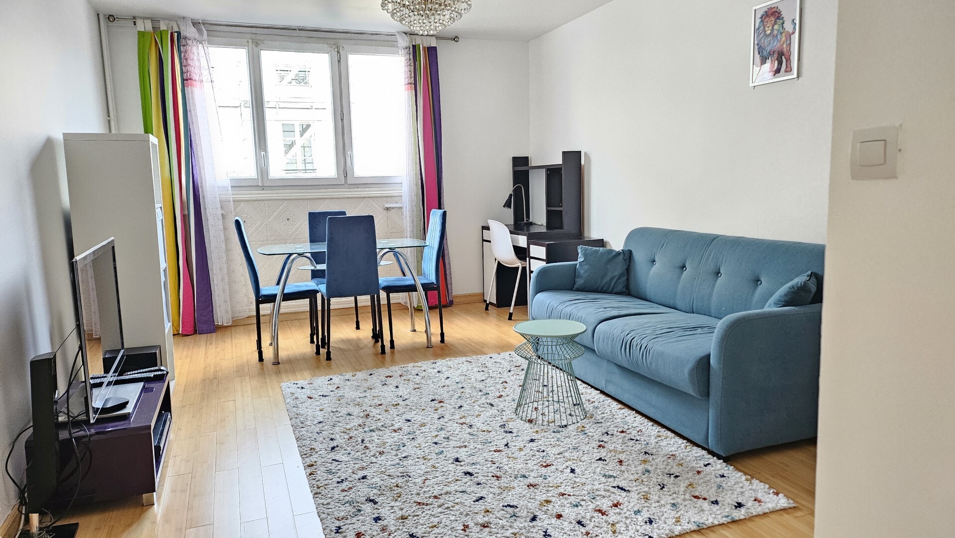 Bright 49sqm 1-Bedroom Apartment on 4th Floor PARIS 20 Close to Transport