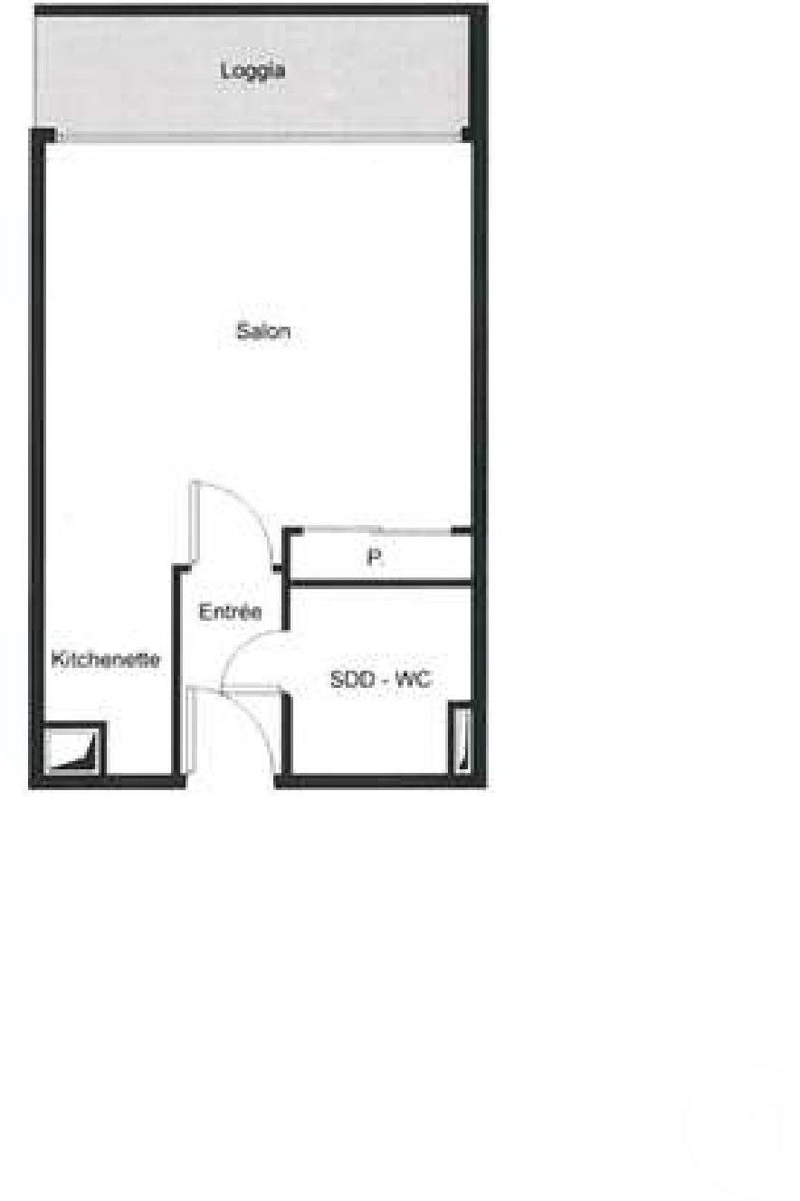 بيع شقة بمساحة 23م² في باريس 15