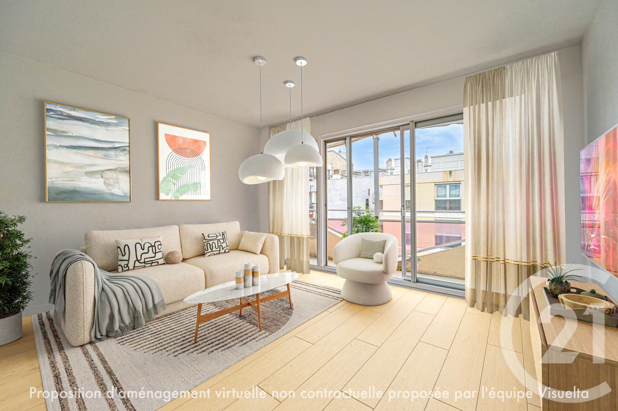 23sqm Apartment with Balcony in Paris 15, Near Charles-Michels Metro