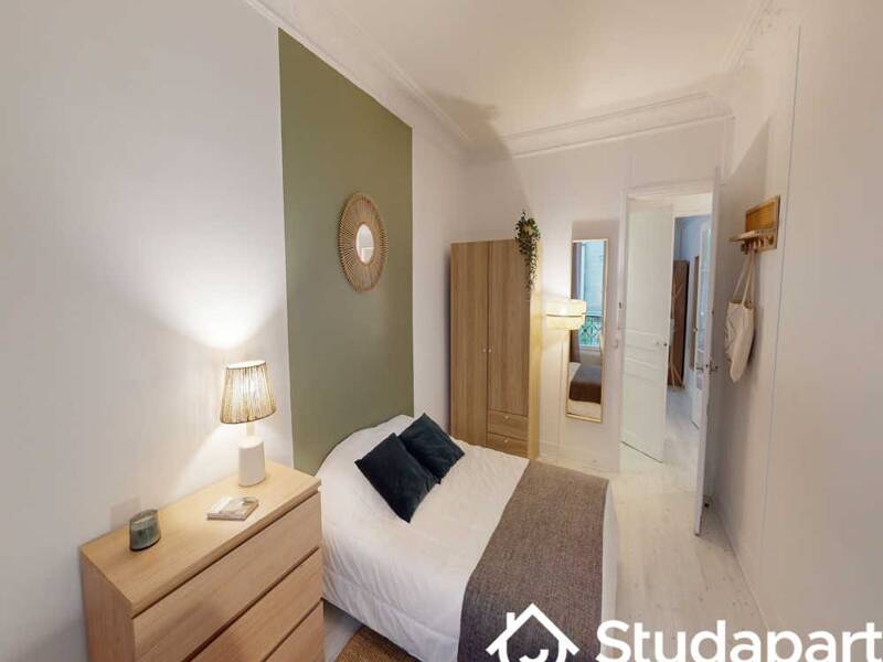 إيجار شقة بمساحة 60م² في باريس 19