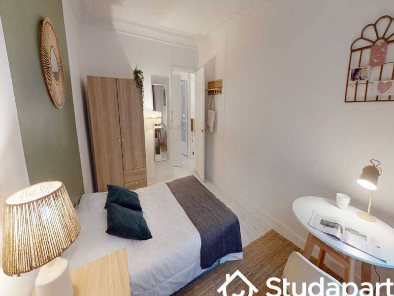 إيجار شقة بمساحة 60م² في باريس 19