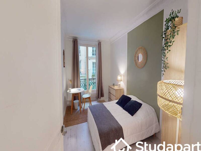 T2 60mq arredato in condivisione vicino alla Villette Parigi 19