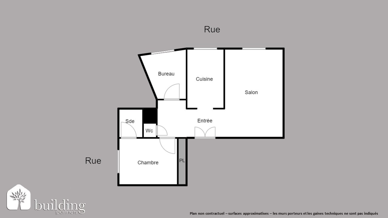 Sale apartment of 45 sqm in PARIS 17