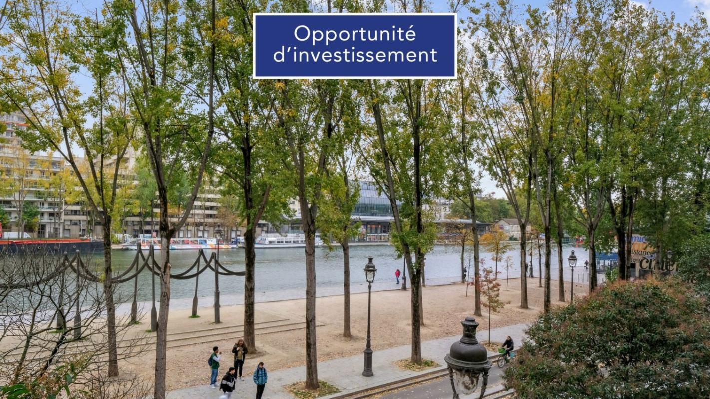 Appartement 93 m² vue Seine 4 pièces Paris 19ème 746000 euros