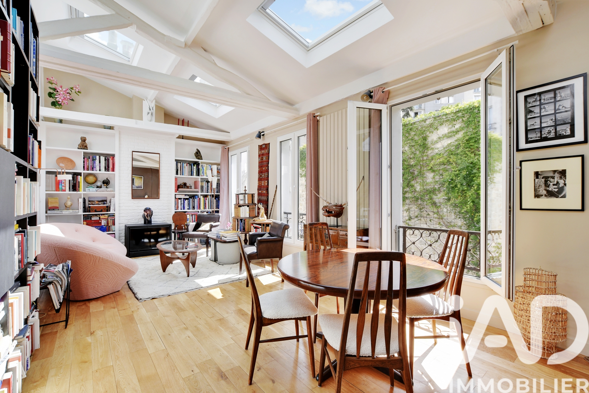 Appartamento 102 mq con terrazza a Parigi 19 vicino Laumière