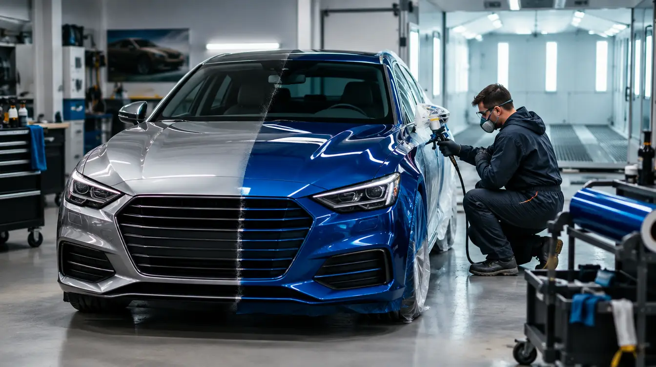 Changer la couleur d'une voiture, les coûts et les démarches