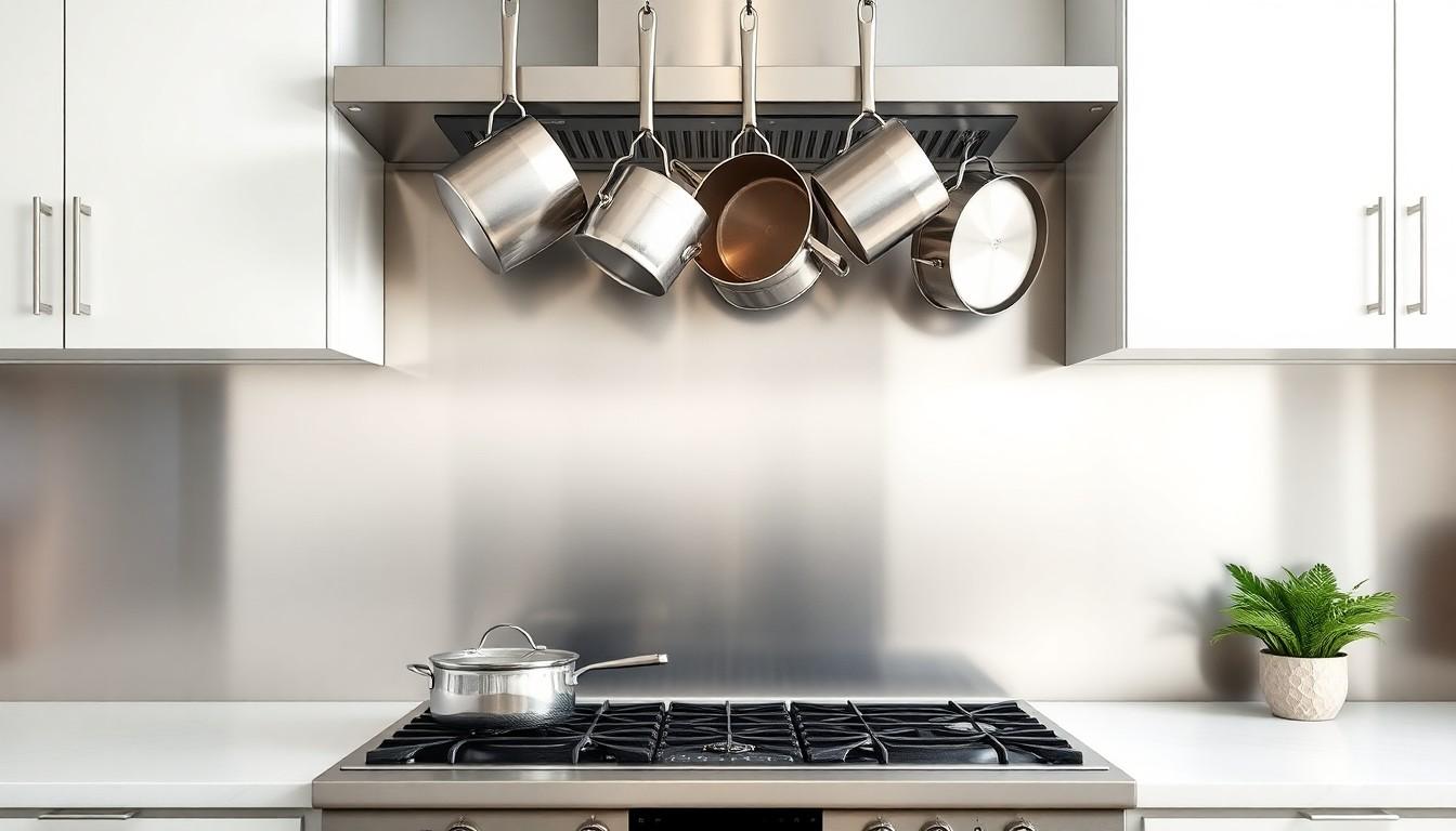 Stainless Steel Backsplash