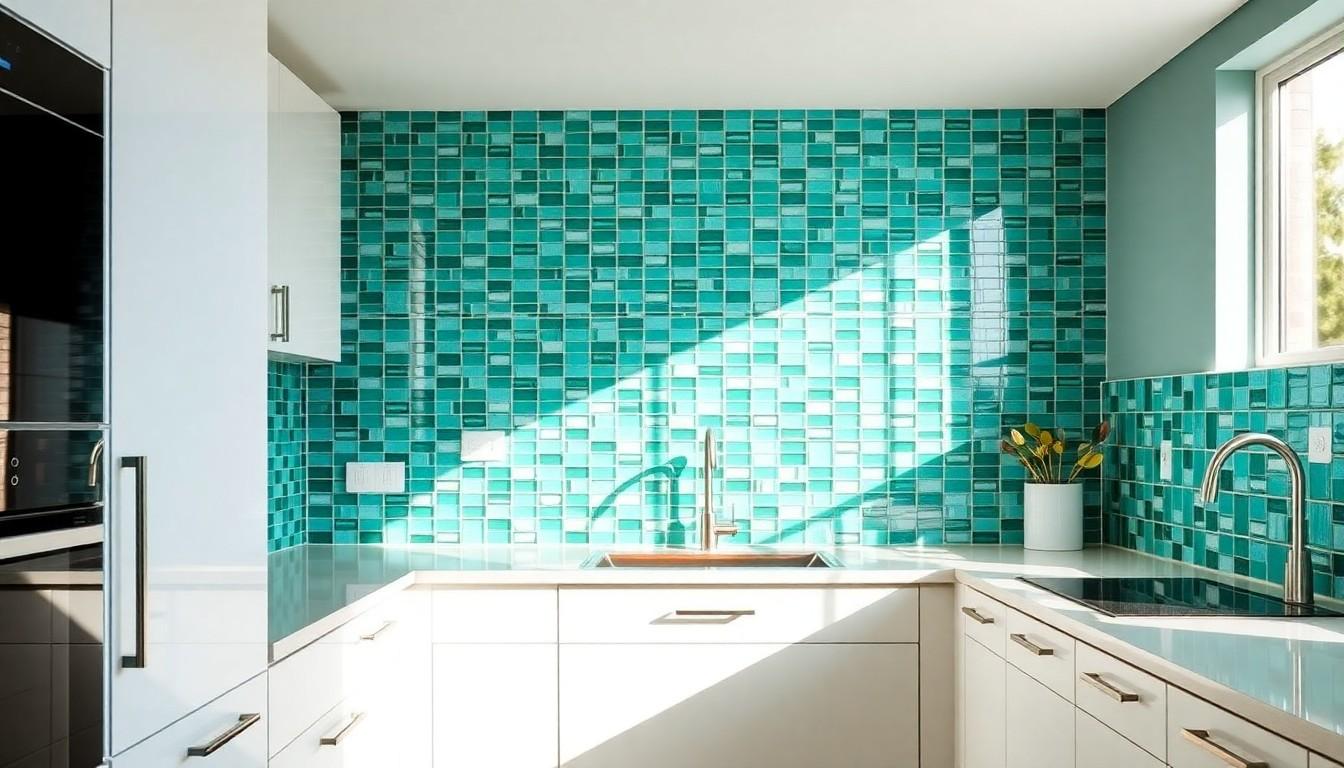 Glass Tile Backsplash