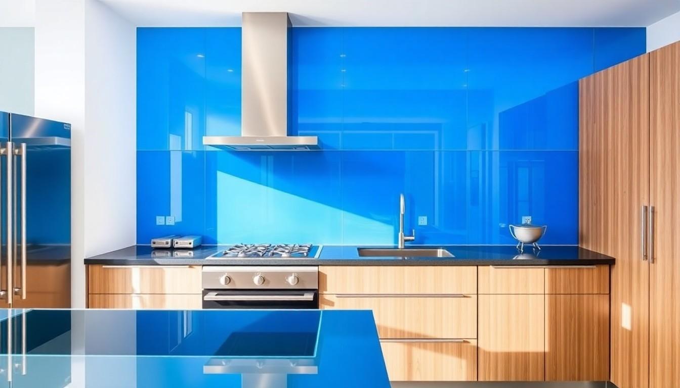 Glass Backsplash