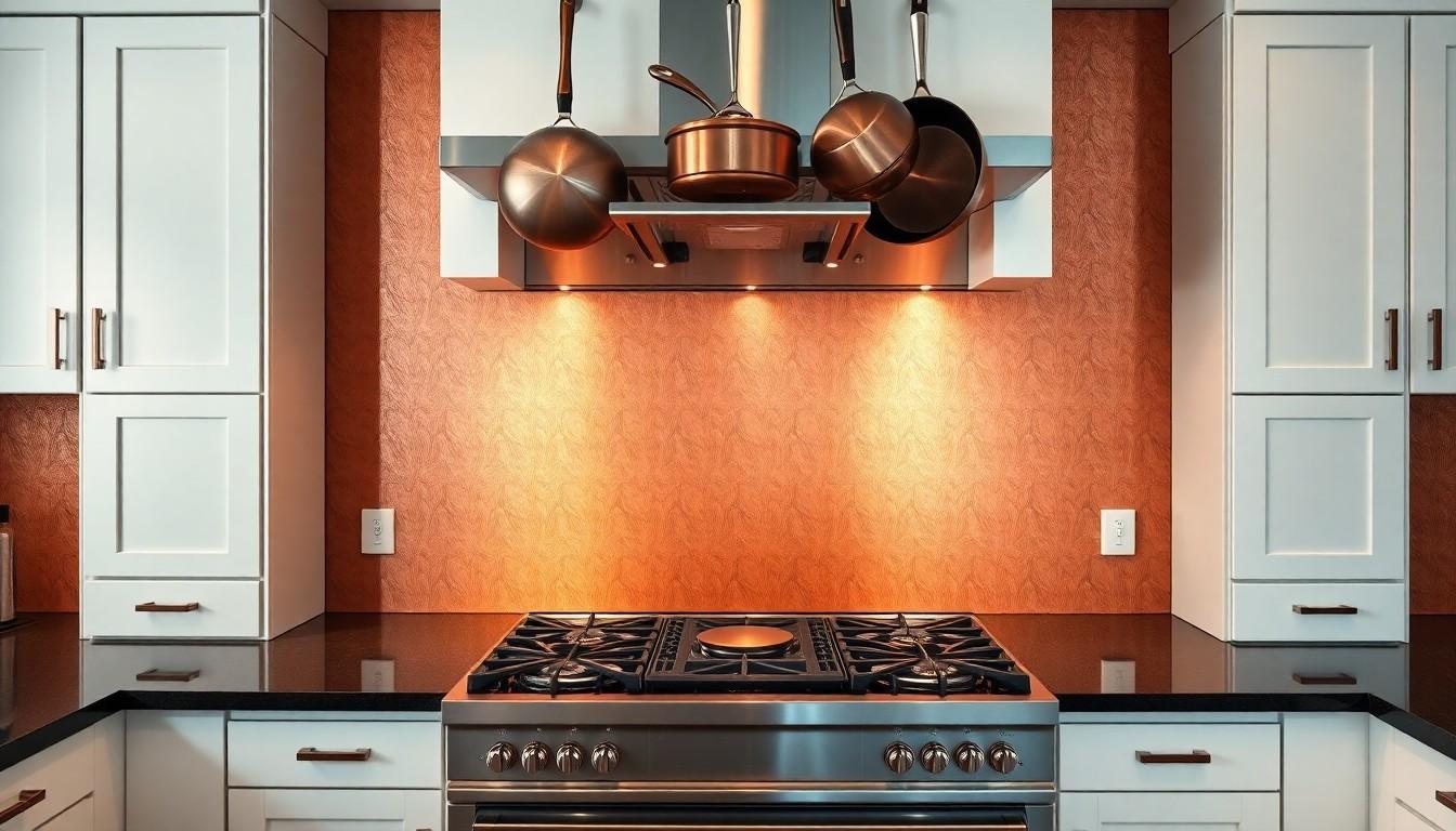 Copper Backsplash