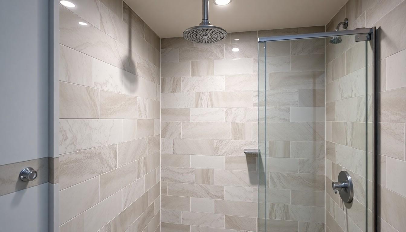 Tile On Shower