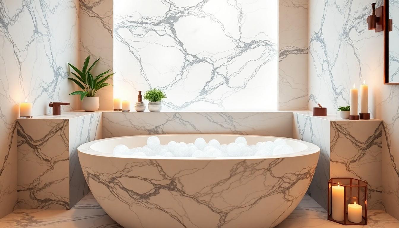 Cultured Marble Tub Surround