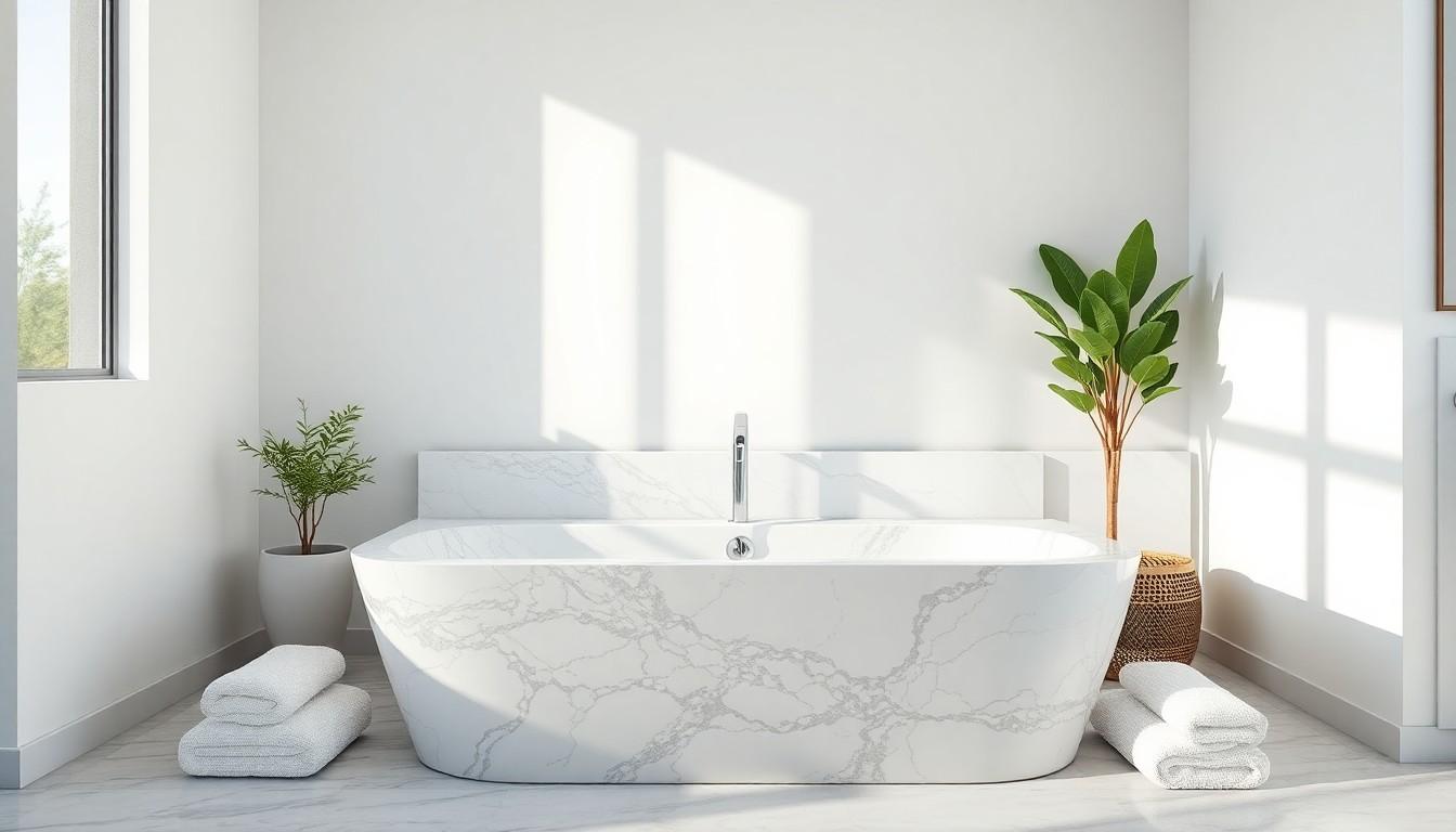Cultured Marble Tub