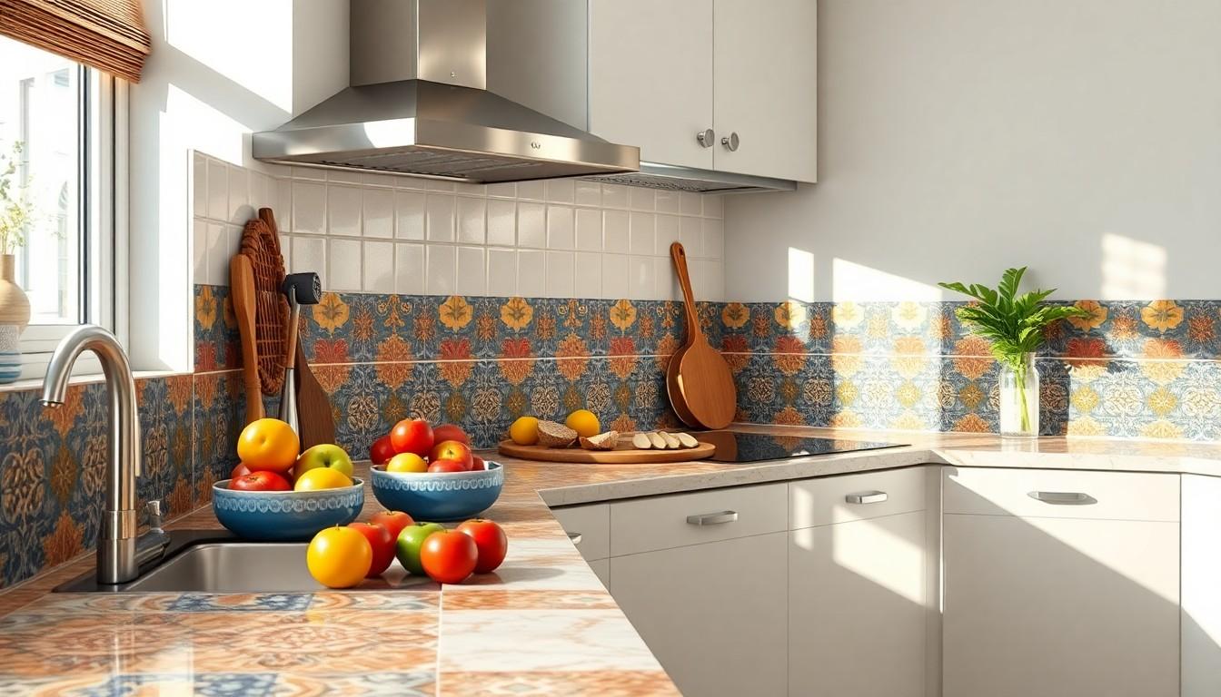 Ceramic Tile Countertop