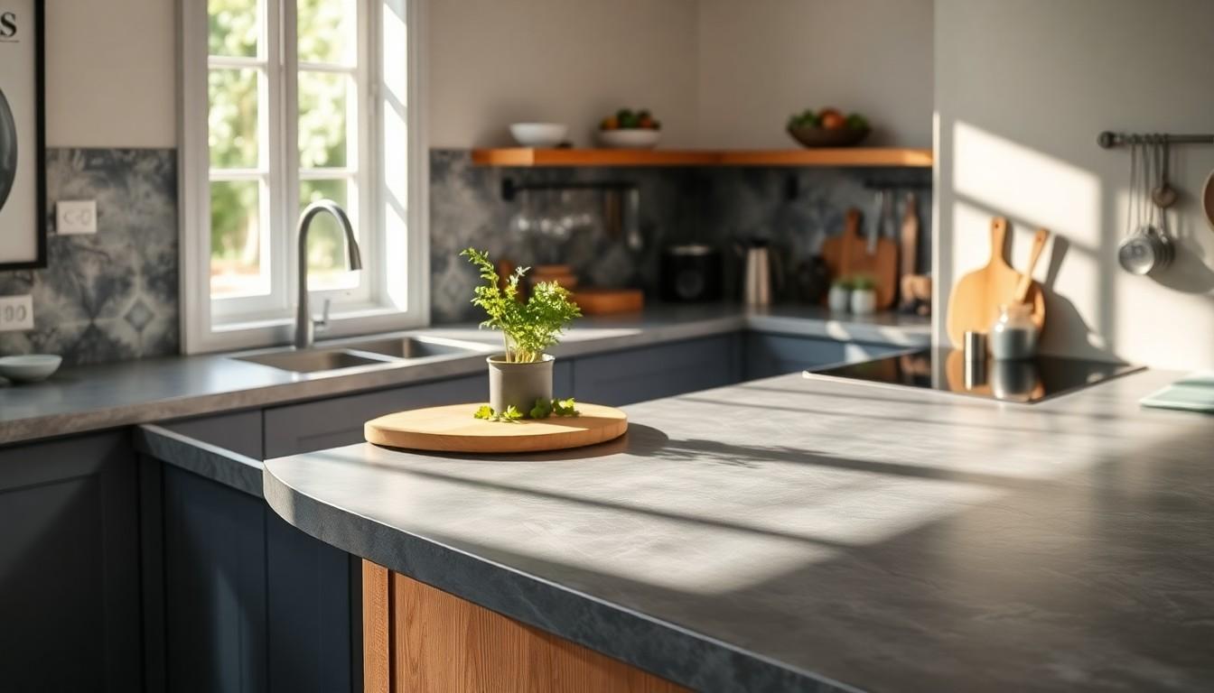 Zinc Countertop