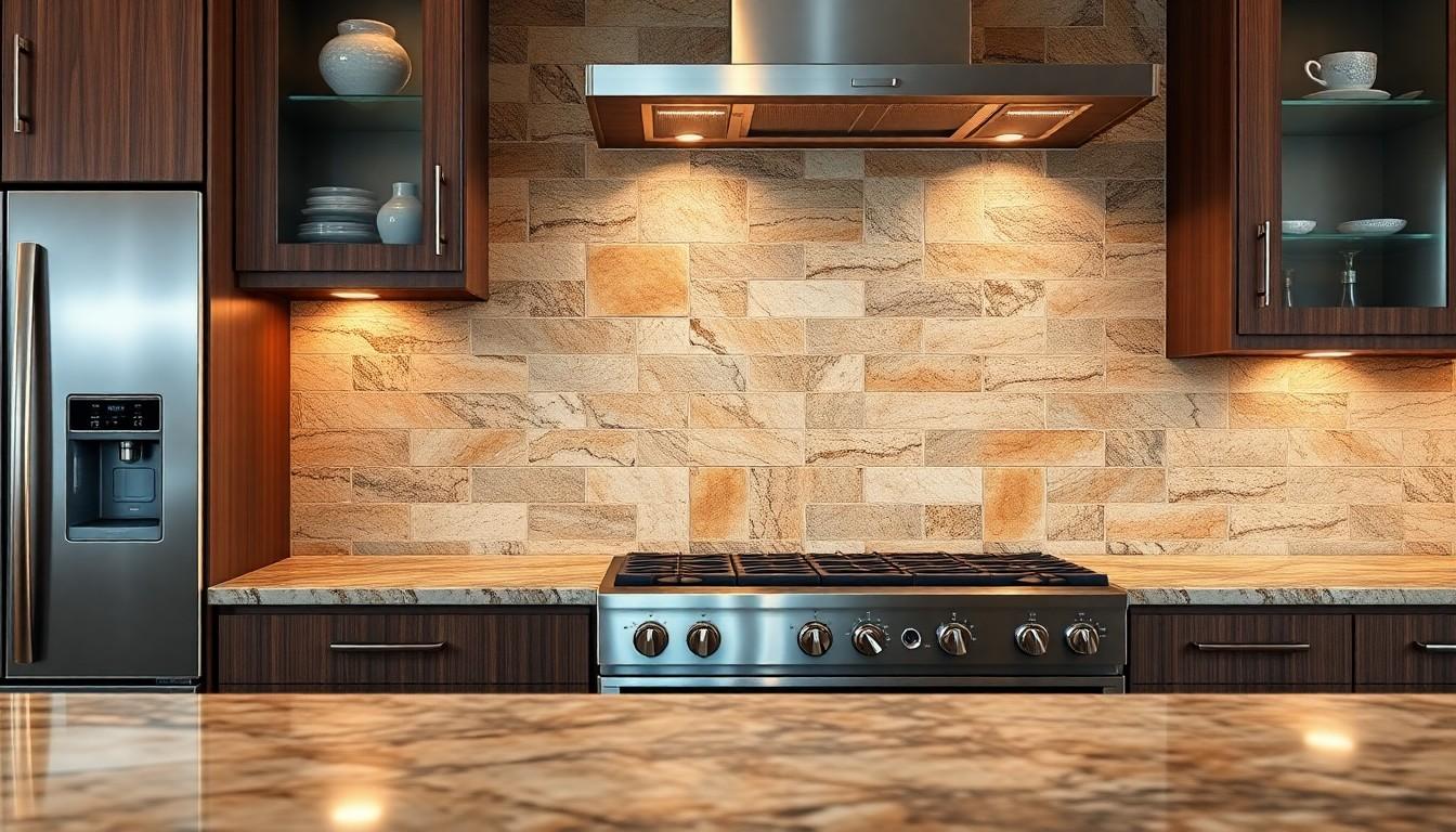 Stone Backsplash