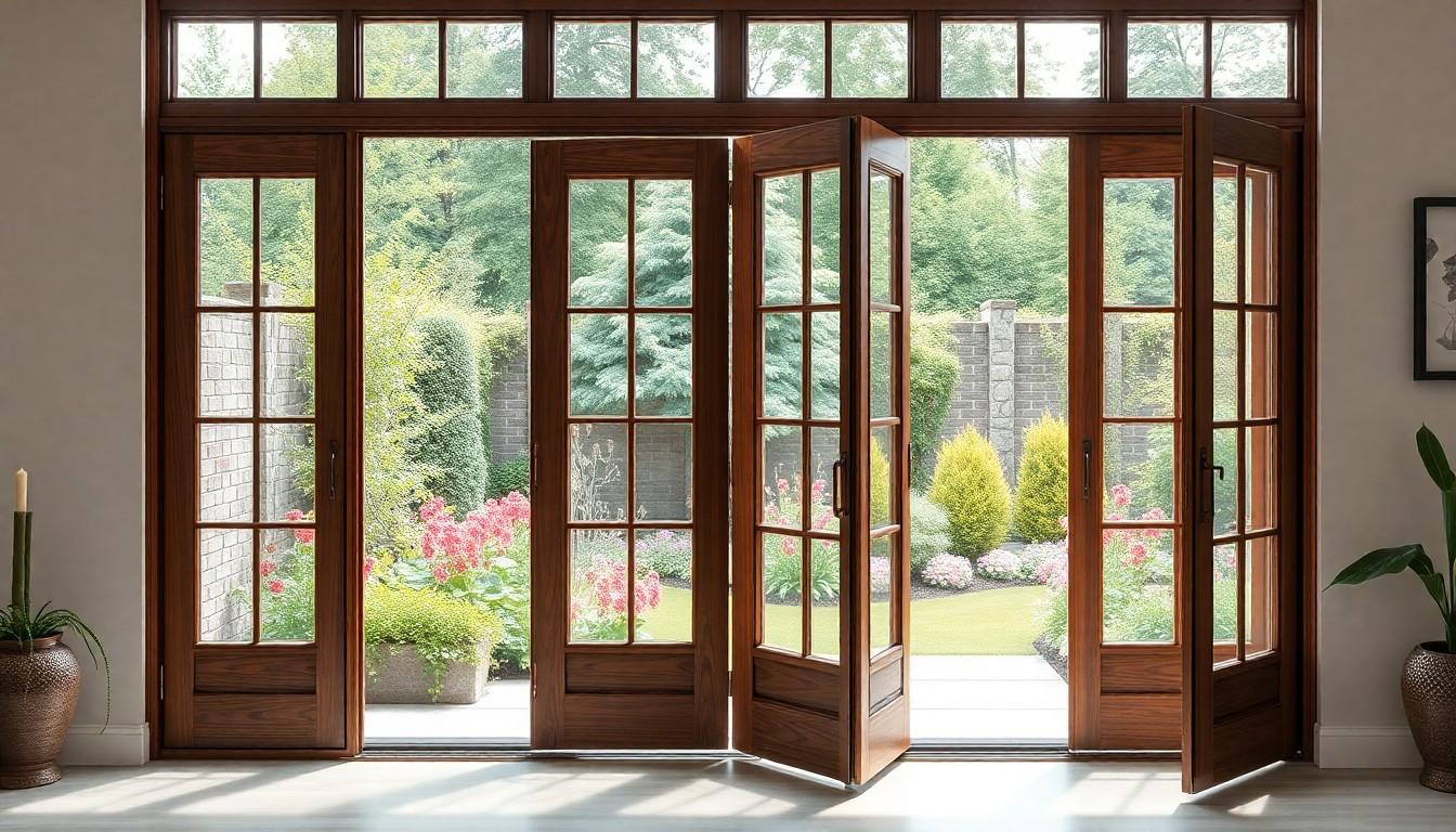 Wood French Door