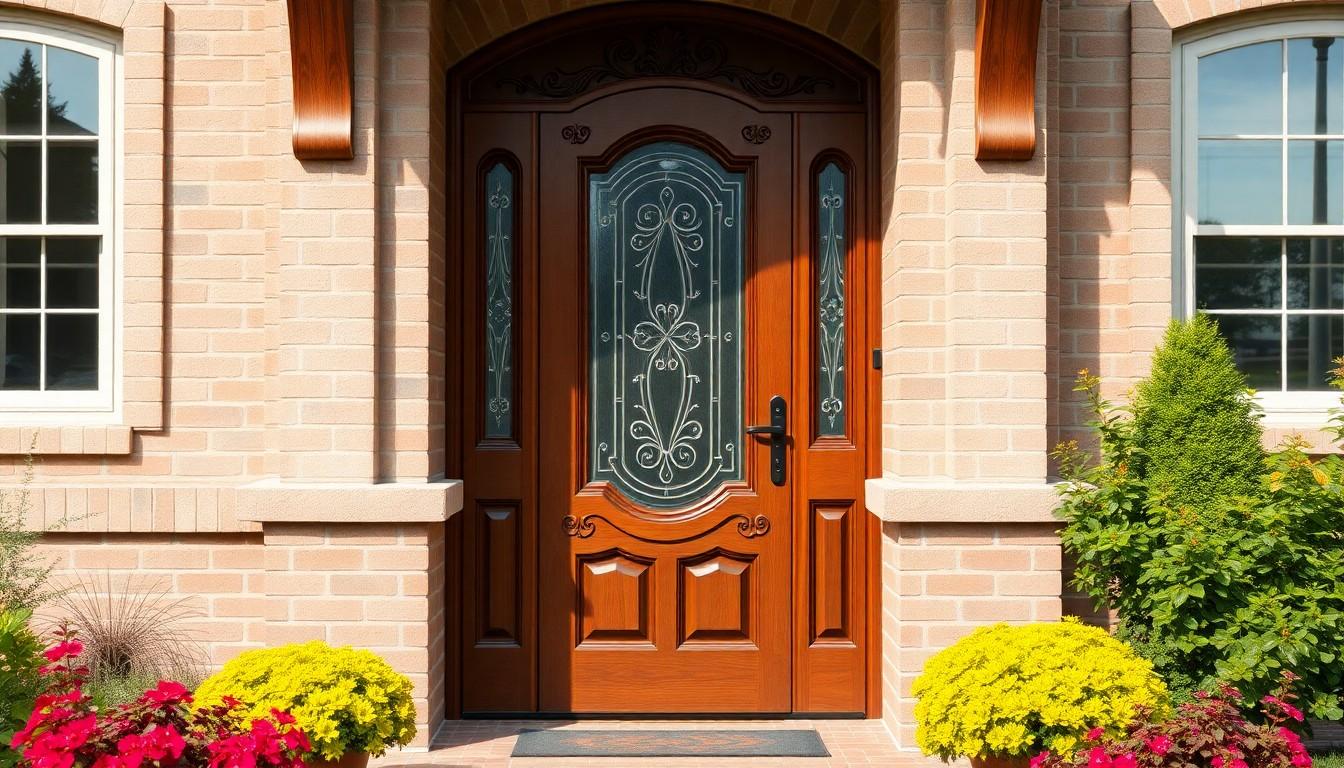 Wood Entry Door
