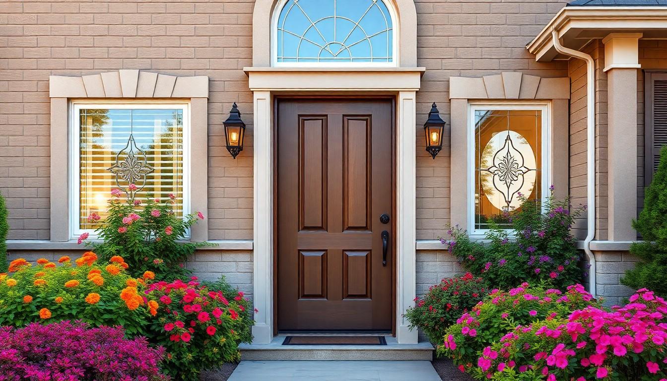 Entry Door With Sidelights