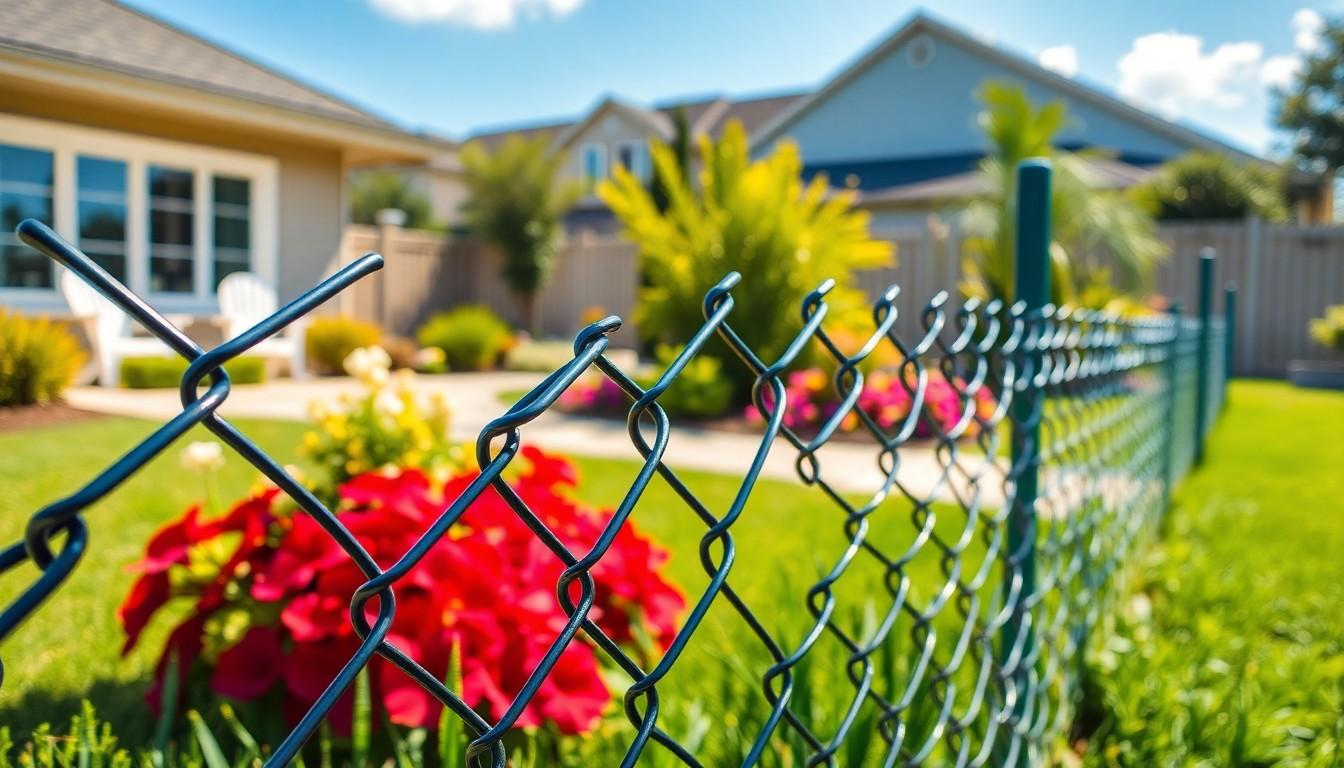 Vinyl Chain Link Fence