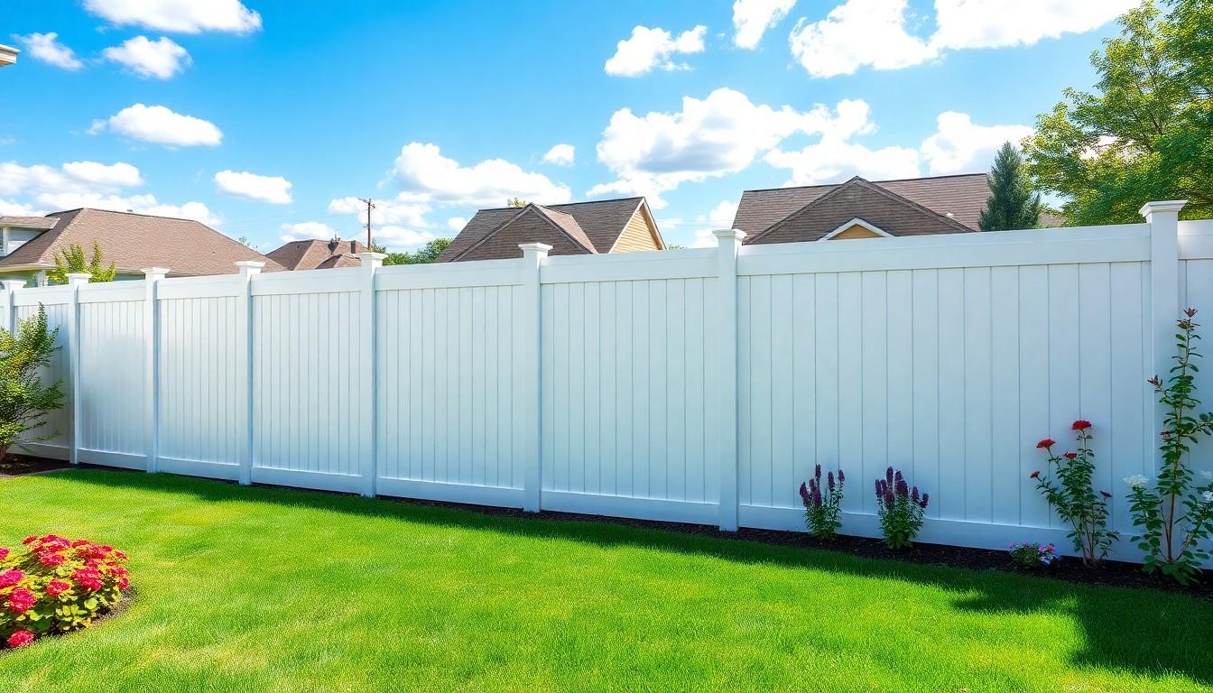 Vinyl Fence