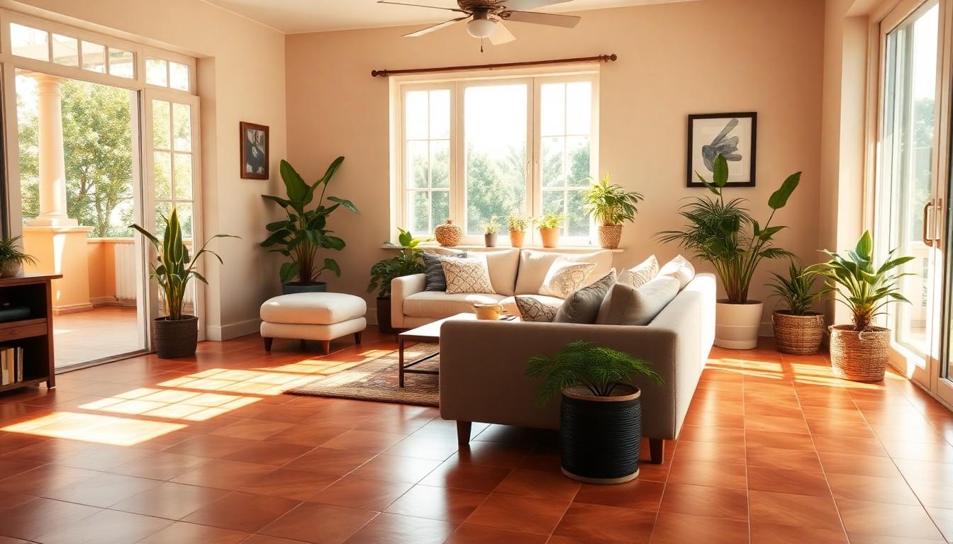 Clay Tile Flooring