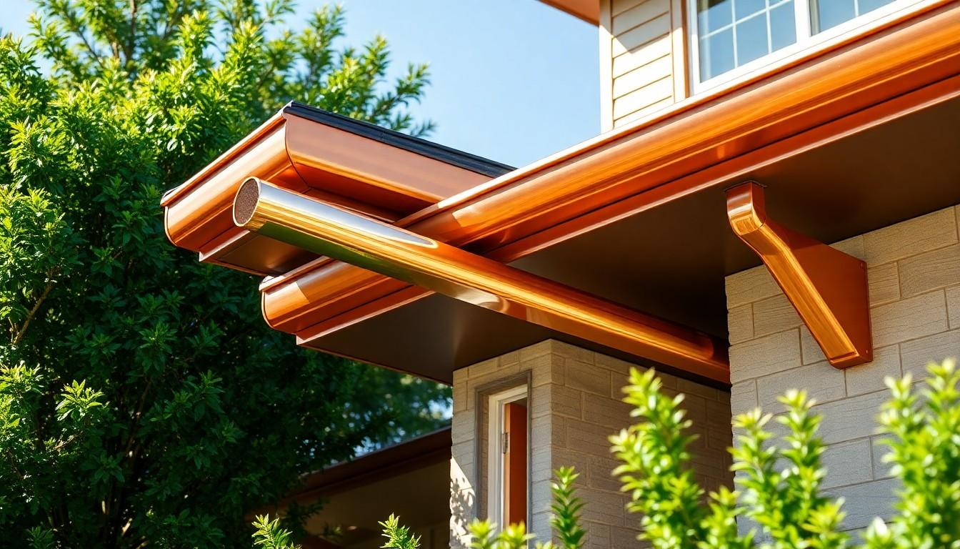 Copper Gutter