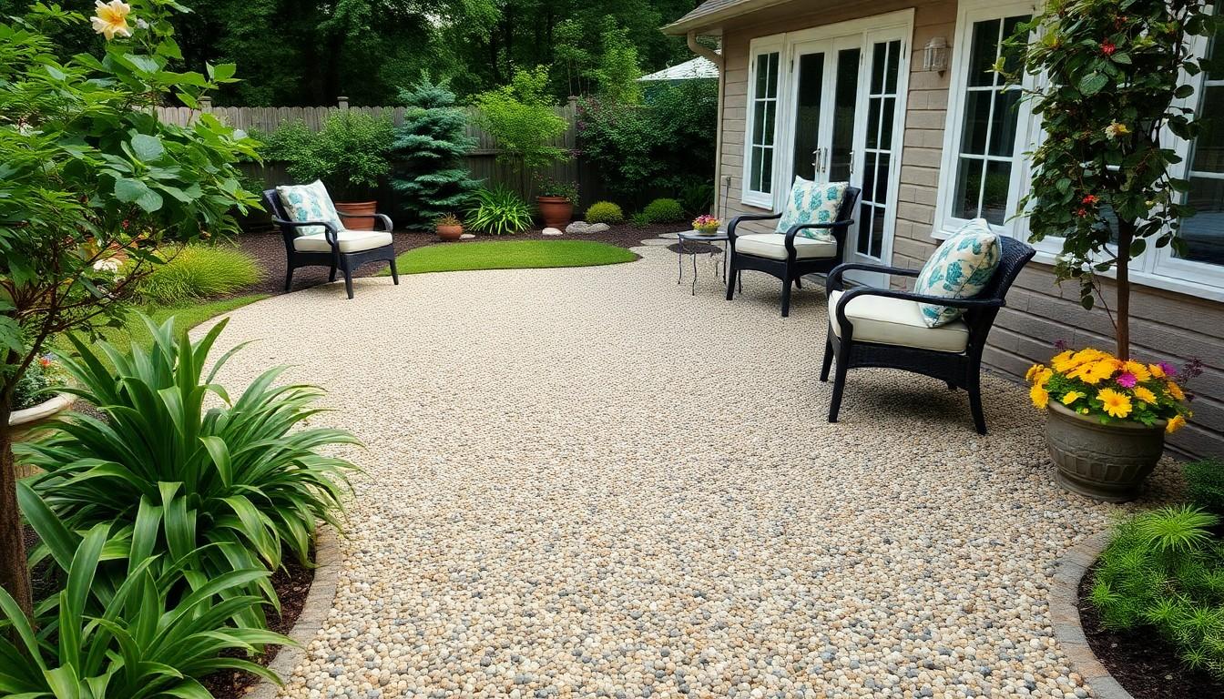 Resin Bonded Patio