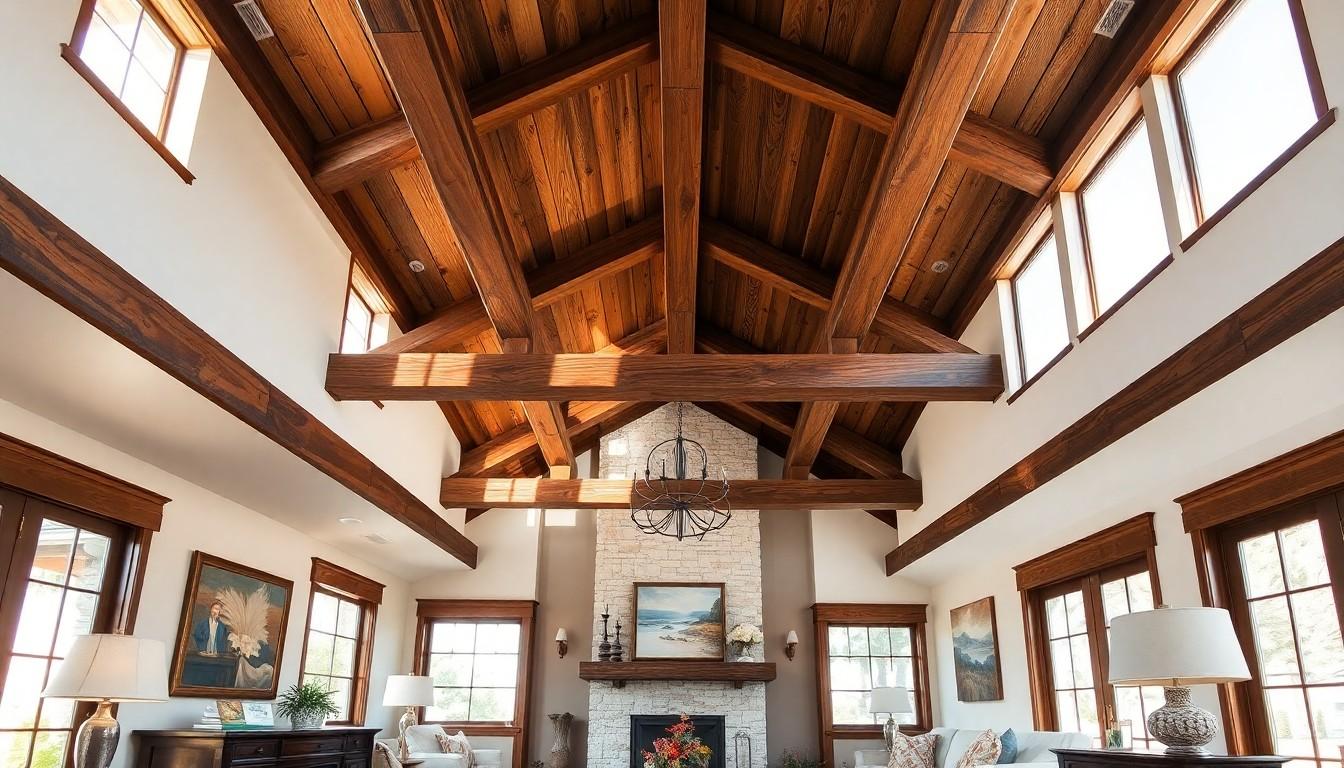 Walnut Ceiling Beam