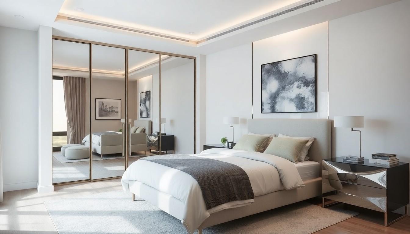 Mirrored Closet Door