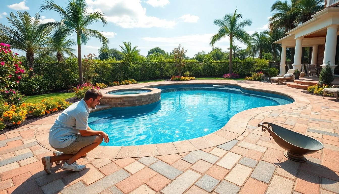Pool Paver
